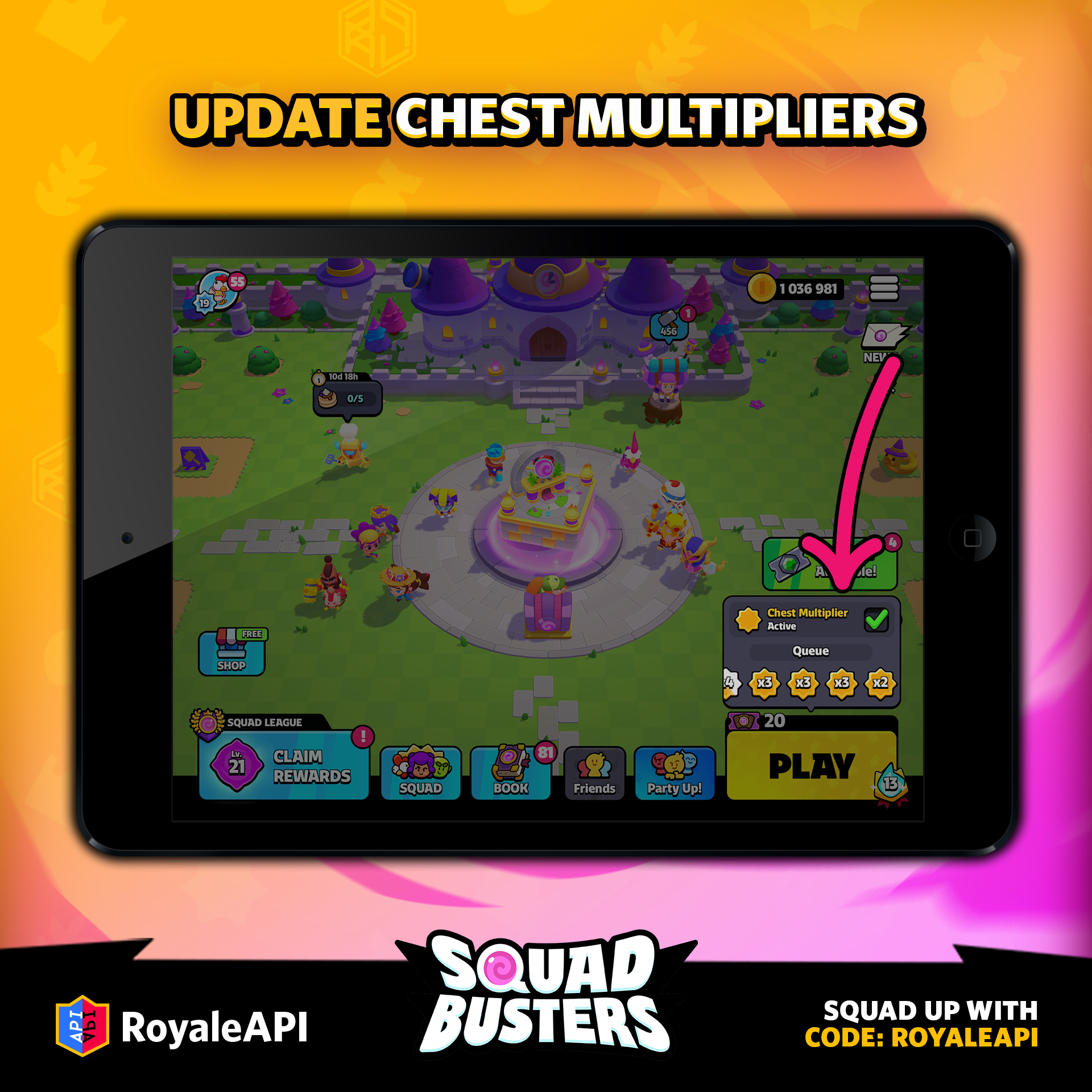 Chest Multipliers