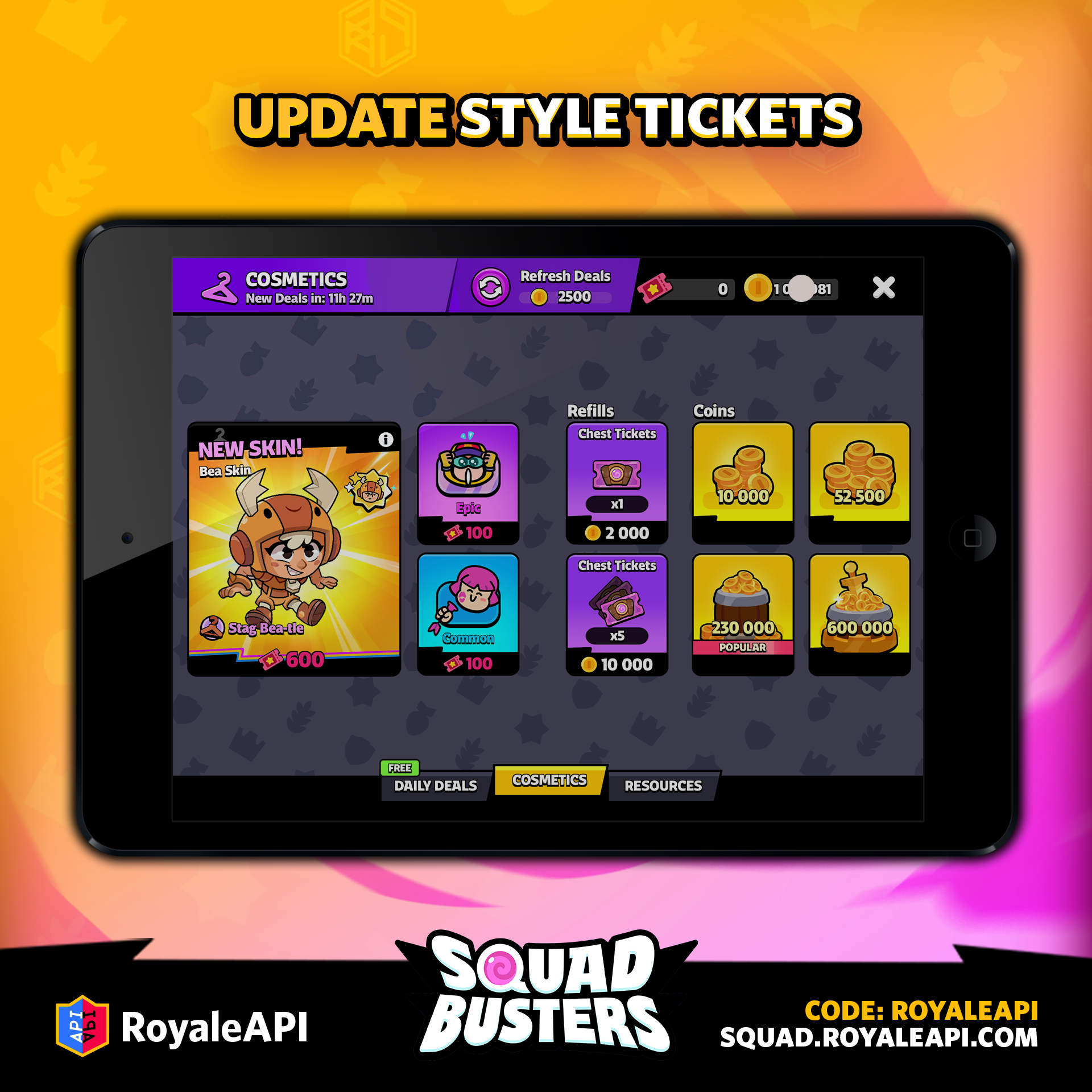 Style Tickets