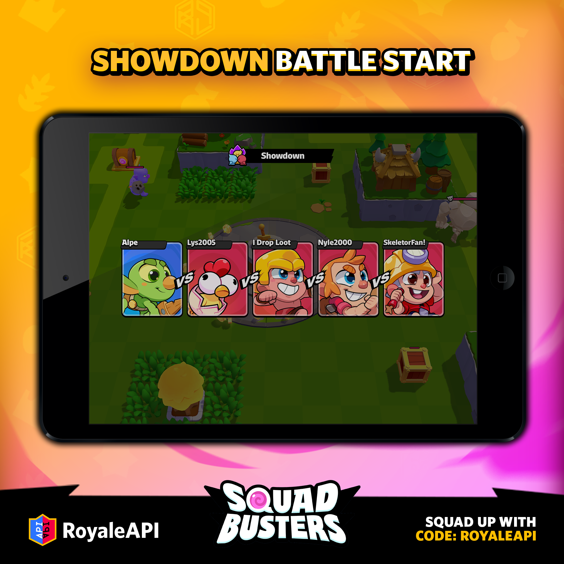 Showdown Start Screen